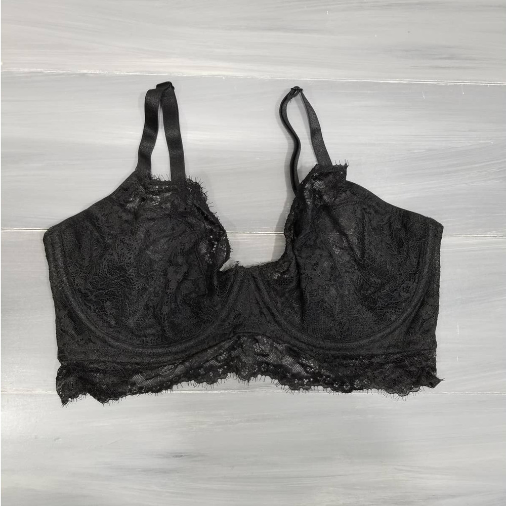 H&M Unpadded Underwire Lace Bra, 38D